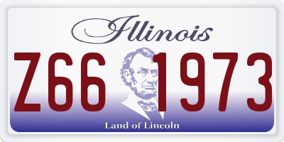 IL license plate Z661973