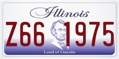 IL license plate Z661975