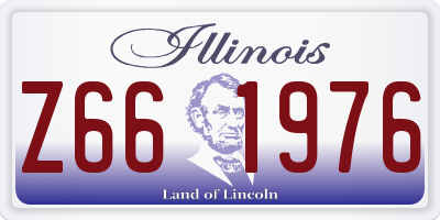 IL license plate Z661976
