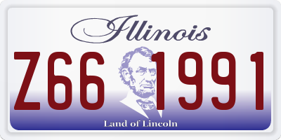 IL license plate Z661991