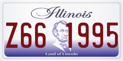 IL license plate Z661995
