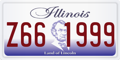 IL license plate Z661999