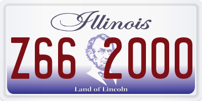 IL license plate Z662000