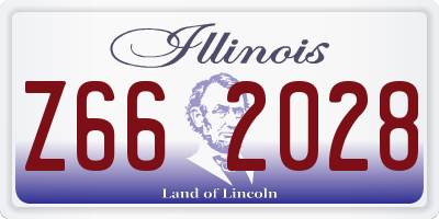 IL license plate Z662028