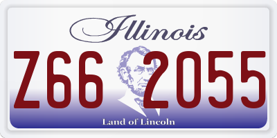 IL license plate Z662055