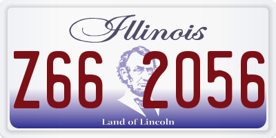 IL license plate Z662056