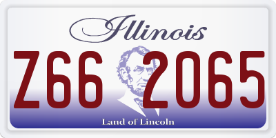 IL license plate Z662065