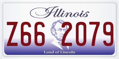 IL license plate Z662079