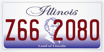 IL license plate Z662080