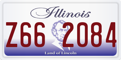 IL license plate Z662084