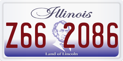 IL license plate Z662086