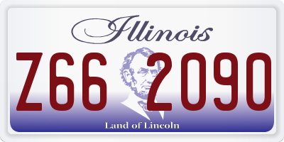 IL license plate Z662090