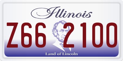 IL license plate Z662100