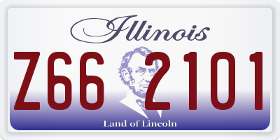 IL license plate Z662101