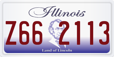 IL license plate Z662113