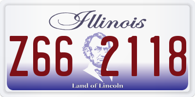 IL license plate Z662118