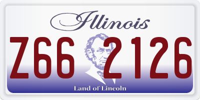 IL license plate Z662126
