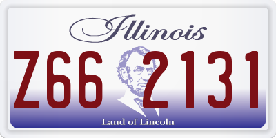 IL license plate Z662131