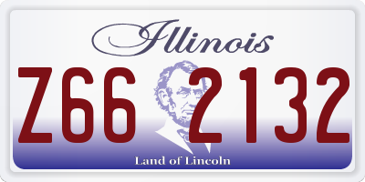 IL license plate Z662132