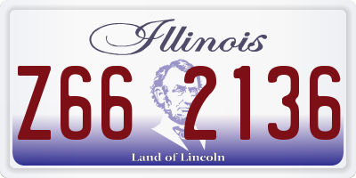 IL license plate Z662136