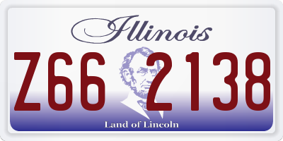 IL license plate Z662138