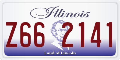 IL license plate Z662141