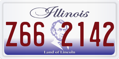 IL license plate Z662142