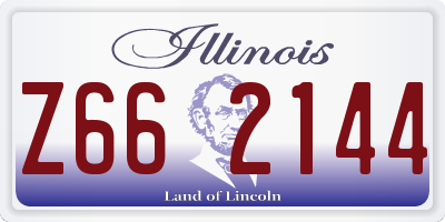 IL license plate Z662144