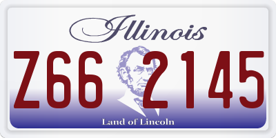 IL license plate Z662145