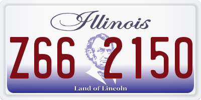 IL license plate Z662150