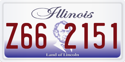 IL license plate Z662151