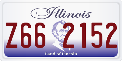 IL license plate Z662152
