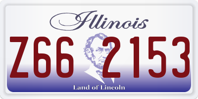 IL license plate Z662153