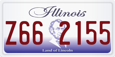 IL license plate Z662155