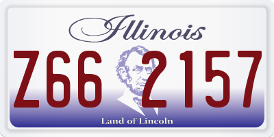 IL license plate Z662157