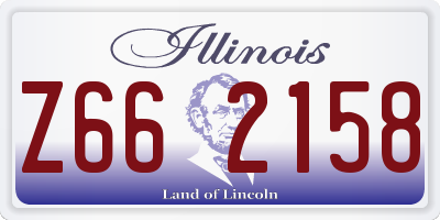 IL license plate Z662158