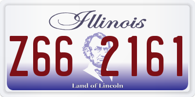 IL license plate Z662161