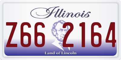 IL license plate Z662164