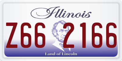 IL license plate Z662166
