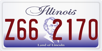 IL license plate Z662170