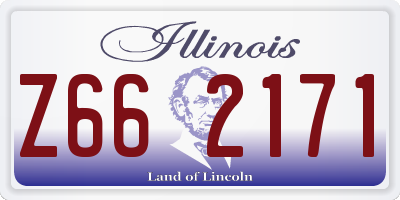IL license plate Z662171