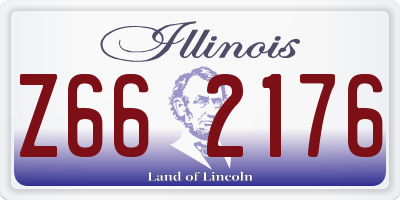 IL license plate Z662176
