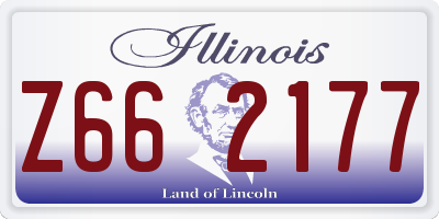 IL license plate Z662177