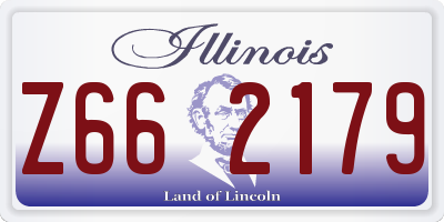 IL license plate Z662179