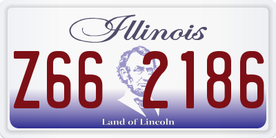 IL license plate Z662186