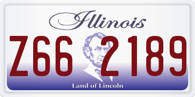 IL license plate Z662189