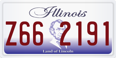 IL license plate Z662191