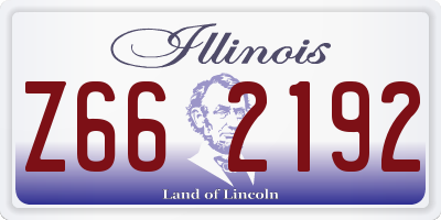 IL license plate Z662192