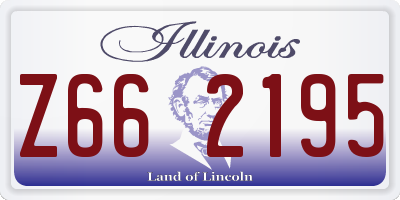 IL license plate Z662195