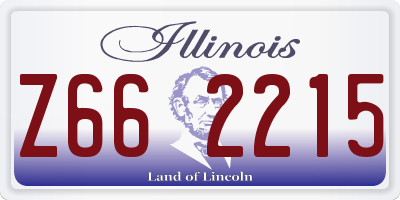 IL license plate Z662215